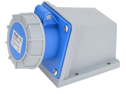 zásuvka nástěnná 16A 3P 250V IP67 TISC-1132