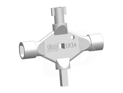 klička kombi (půlměsíc čtyřhran) Materiál: Slitina ZnAl, zinkováno