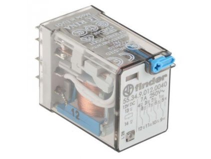 finder miniaturni prumyslove rele din 4p7a12v dc 0 l