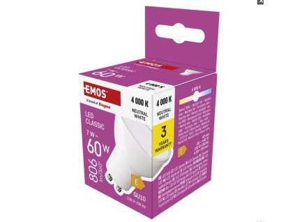 Screenshot 2024 09 02 at 11 40 10 LED žárovka Classic MR16 GU10 7 W (60 W) 800 lm neutrální bílá CZ EMOS