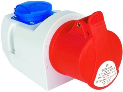 zásuvka nástěnná 16A 4P 230V IP44 SEZ IZVZ 1643