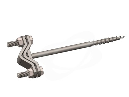 držák úhelníku DUD a 180 FeZn