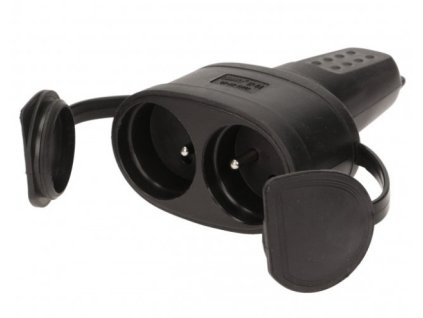 zásuvka 2-násobná 2P+Z IP44 750948 DAMIJA