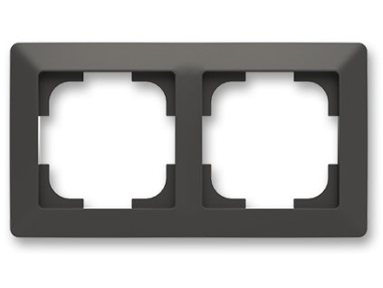 rámeček 2-násobný 3901T-A00020 237 matný černý ZONI