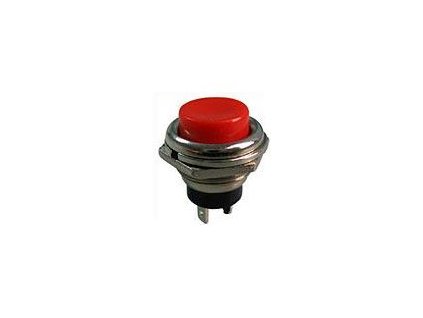 tlačítko PBS-26B 1pol.250V/1A červené