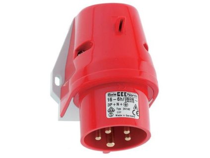 přívodka 32A 5P 400V IP44 24143 nástěnná