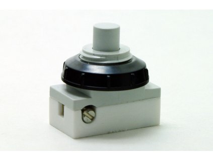 spínač vestavný 2A/250V 3274-01820 tlačítkový šedý