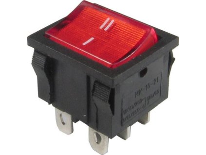 přepínač kolébkový MRS-202-4, ON-ON 2pol. 250V/6A