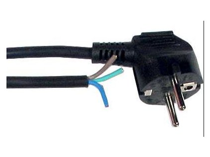 kabel FLEXO 3x0,75/2m černá/bílá