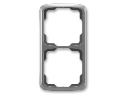 rámeček 2-násobný 3901A-B21 S2 kouřový šedý svislý TANGO
