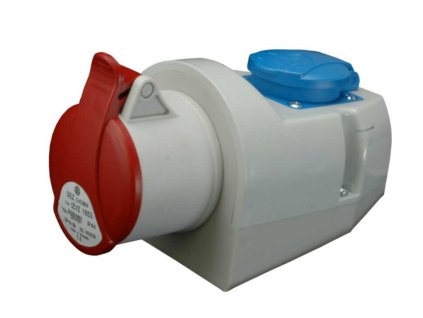 zásuvka nástěnná 32A 5P 230V IP44 6h IZVZ 3253 SEZ