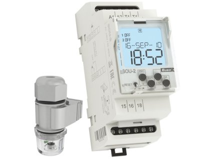 spínač SOU-2/230V soumrakový+ fotosenzor SKS