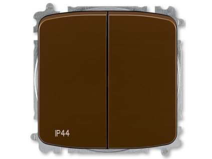 spínač č. 6+6 IP44 3559A-A52940 H hnědá TANGO