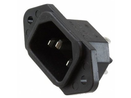 vidlice síťová 230V IEC60320 na panel