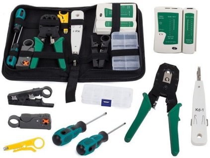 nářadí pro instalaci UTP sítí RJ45 sada 9ks P384A