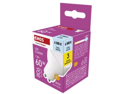 žárovka LED GU10 7W Classic CW ZQ8E44