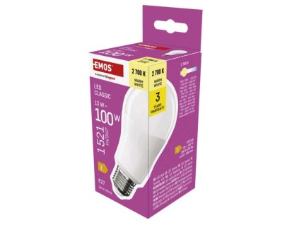 žárovka LED E27 13W classic A60 WW