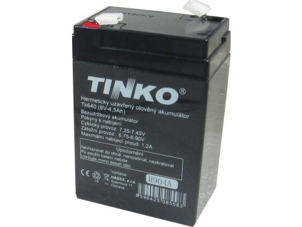akumulátor 6V 4,5Ah olověný AGM TINKO R904A
