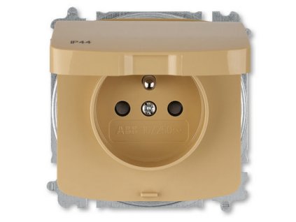 zásuvka 1-násobná IP44 6619A-A06997 D béžová TANGO