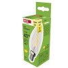 žárovka LED E14 3,4W filament candle WW ZF3D22