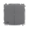 spínač č. 5 3559A-A05940 S2 kouřová šedá IP44 TANGO