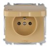 zásuvka 1-násobná IP44 6619A-A06997 D béžová TANGO