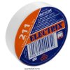 páska PVC 0,13mmx19mmx20mm ELECTRIX bílá