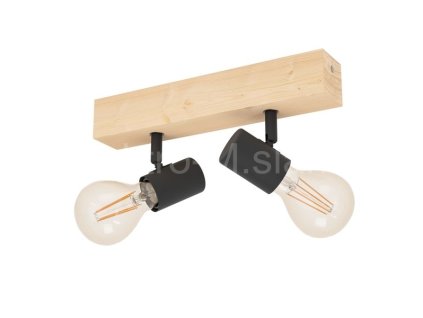 EGLO 98112 TOWNSHEND 3 2xE27 černá