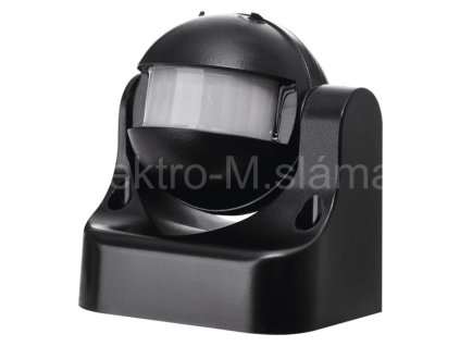 Pohybové čidlo 180 PIR černá IP44 G1125