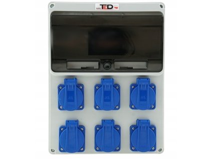 imgi 8 STAVEBNI ROZVADEC JEDNOFAZOVY 6 X 230V 16A 11 MODULU IP44