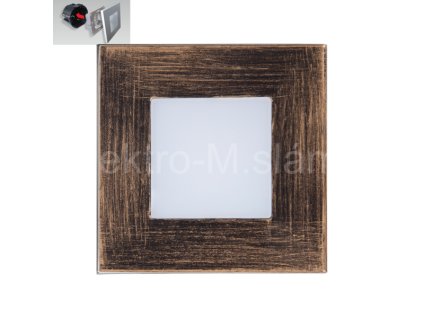 Emithor STEP LED 1W 60lm 4000K antická 48341