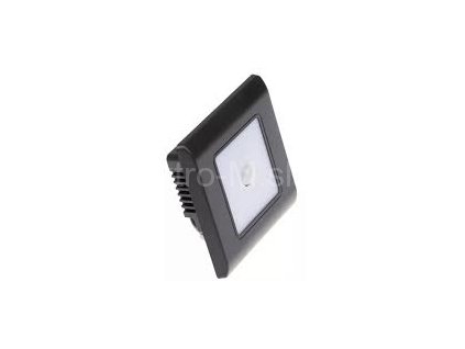 LED vestavná PIR-RAN-B černá s čidlem 6000K  106535 0,6W 230V