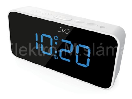 Budik JVD síťě SB3212.2 bílý-modré světlo