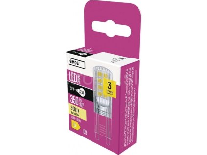 LED žárovka G9 2,5W WW 350lm ZQ9535