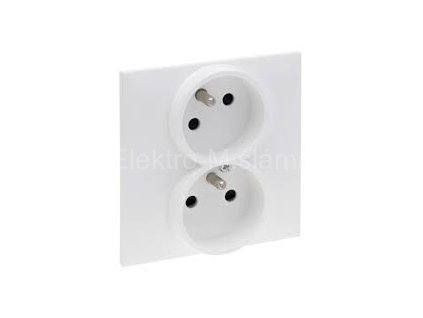LEGRAND 863137 2zásuvka bílá STEP NILOE