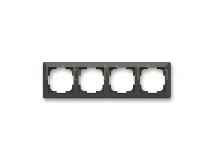 ZONI 3901T-A00040 237 4 rámeček matná černá  ABBrámeček 4-násobný