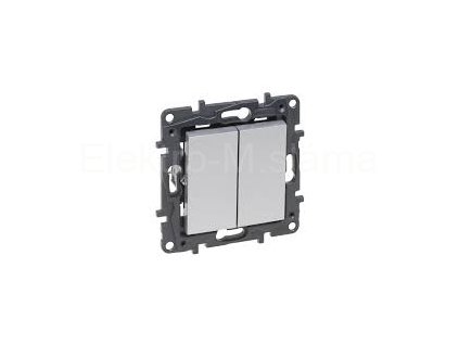 LEGRAND 863305 vypínač 5 hliník STEP NILOE