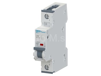 LTE-10C-1 jistič 6kA In 10A,Ue AC 230/400V/DC 72V, ch.C, 1pól, 6 kA OEZ:41891