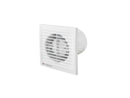 ventilátor VENTS 100 STH model s kluzným ložiskem, časovým spínačem a hygrostatickým čidle