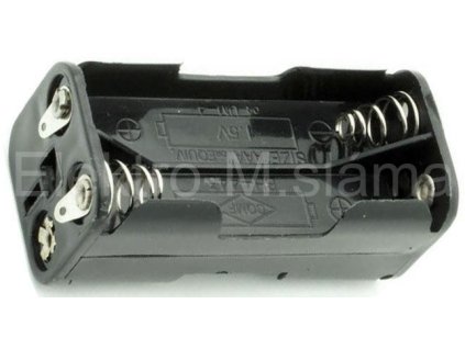 Držák baterie 4xR03 s pájecím očky L011