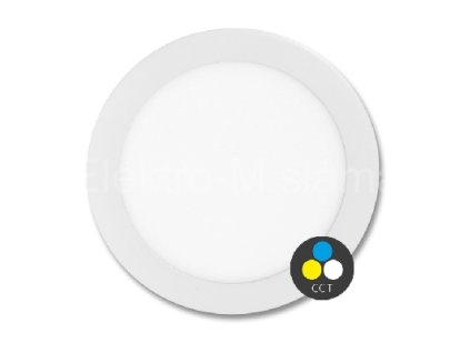 LED-WSL-CCT/18W/BI bílá kulatá 22cm změna barvy světla vestavná