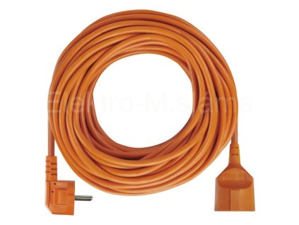 prodlužka zásuvka 20M 3x1,5mm oranžová P01120