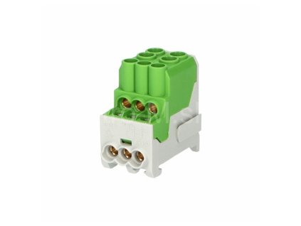 Blok pro rozdělení fází UVB 100 PE, zelená 1pól., 101A, 1000V, na DIN 1003166