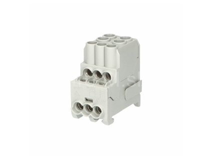 Blok pro rozdělení fází UVB 100 L G, šedá 1pól., 101A, AL/CU, 1000V, šedý, 1003202