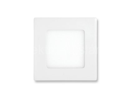 LED-WSQ-6W CCT bílá 12x12cm hranatá vestavná změna teploty světla