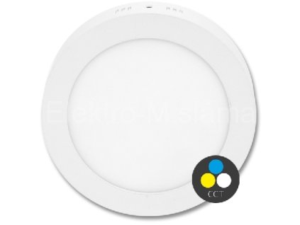 LED-CSL-25W CCT bílá kulatá přisazená 30cm změna barvy světla