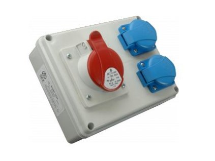 zásuvková rozvodnice ROSP 1630 IP54 1x1643 2x230V Praktik 10010516.00 SEZ