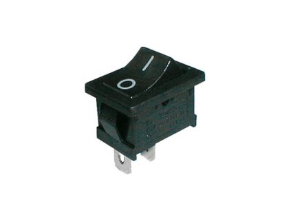 vypínač 2pol./2pin ON-OFF 250V/6A černá 02620010