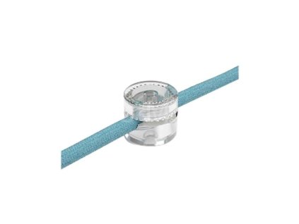 úchyt plast průhledný 23x18mm SDK01