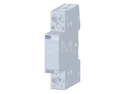 Stykač instalační 20A 230V~ RSI-20-20-A230 2xNO OEZ:36610